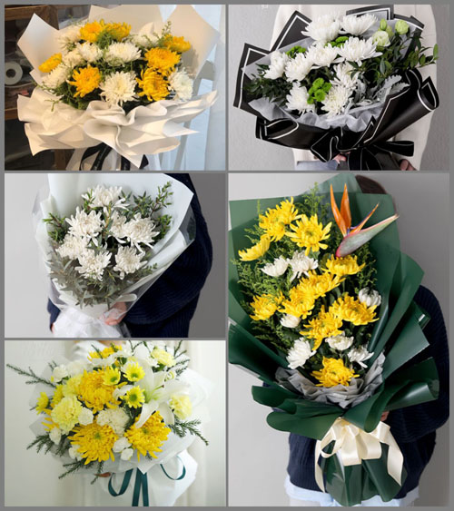 贵州铜仁市沿河县和平镇狮马村白事花束代送